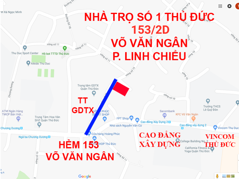 Nhà Trọ 153/2D Võ Văn Ngân, Linh Chiểu, Thủ Đức, Thành Phố Hồ Chí Minh