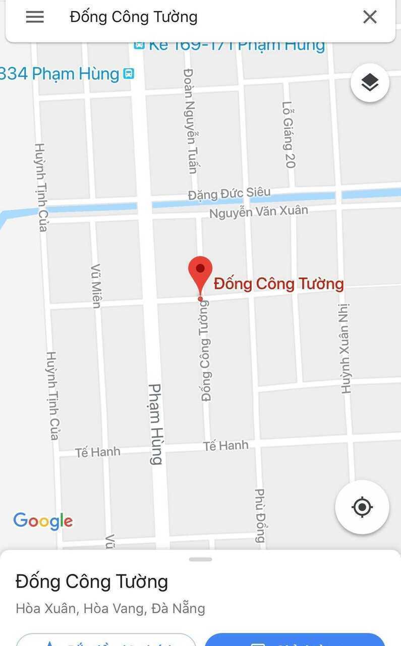 Cần cho thuê nhà nguyên căn đường Đống Công Tường (Hòa Xuân - Cẩm Lệ)