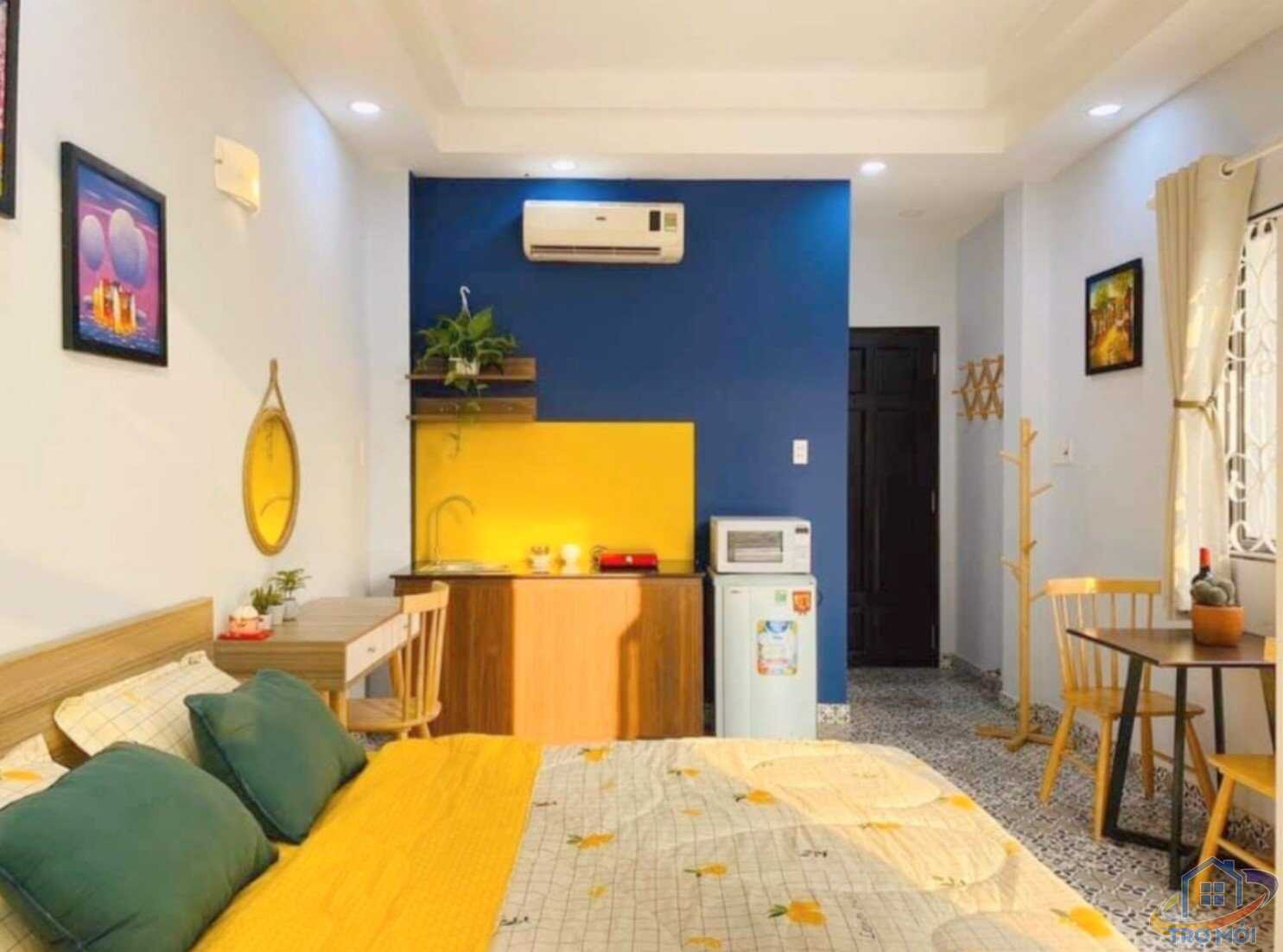 cho thuê căn hộ tại Phú Nhuận, Đặng Văn Ngữ giáp Tân Bình , studio full tiện nghi