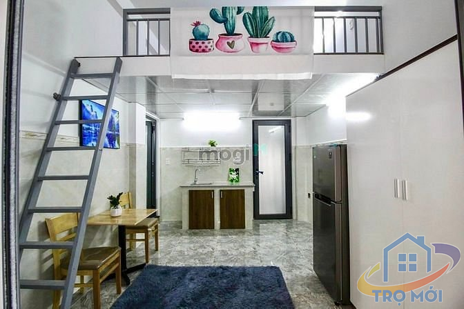 Căn hộ mini có gác tại Phan Huy Ích,gần Trường Chinh mới xây