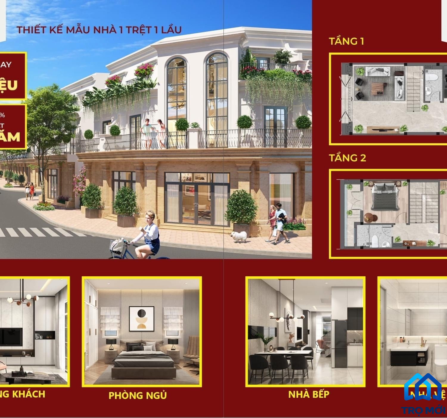 thanh toán 480 triệu nhận ngay nhà ở khu compound, chiết khấu đến 36%