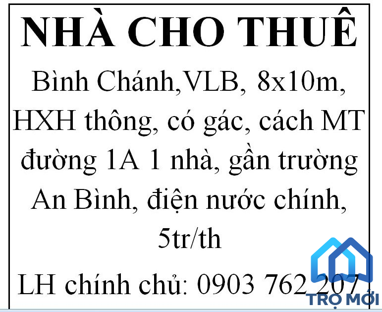 Nhà cho thuê