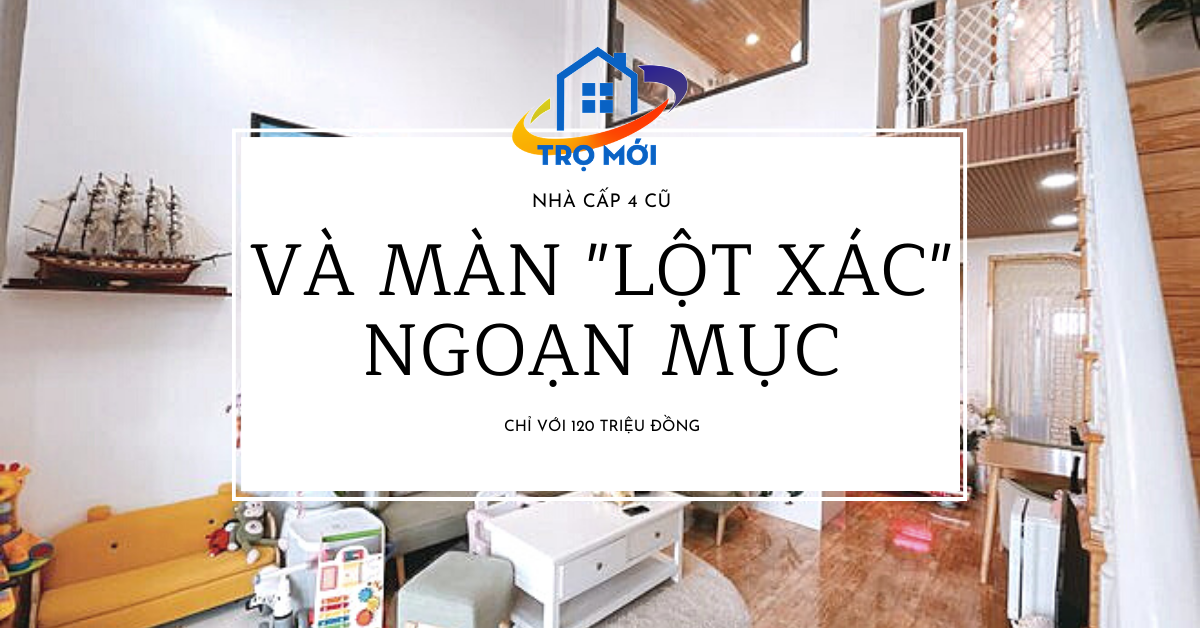 Nhà cấp 4 cũ và màn 