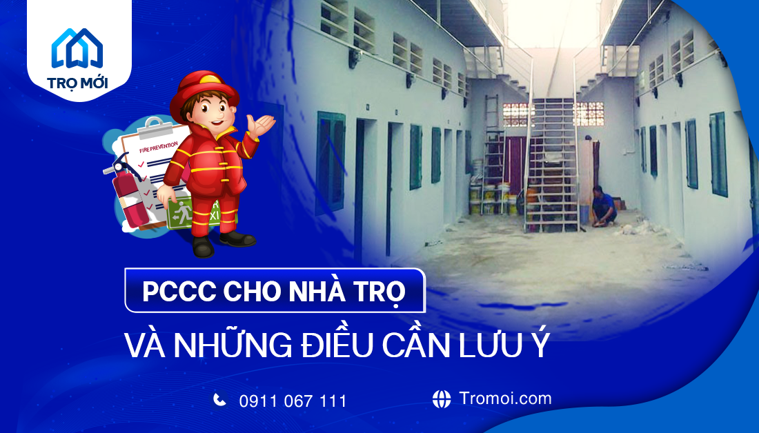 PCCC cho nhà trọ và những điều cần lưu ý