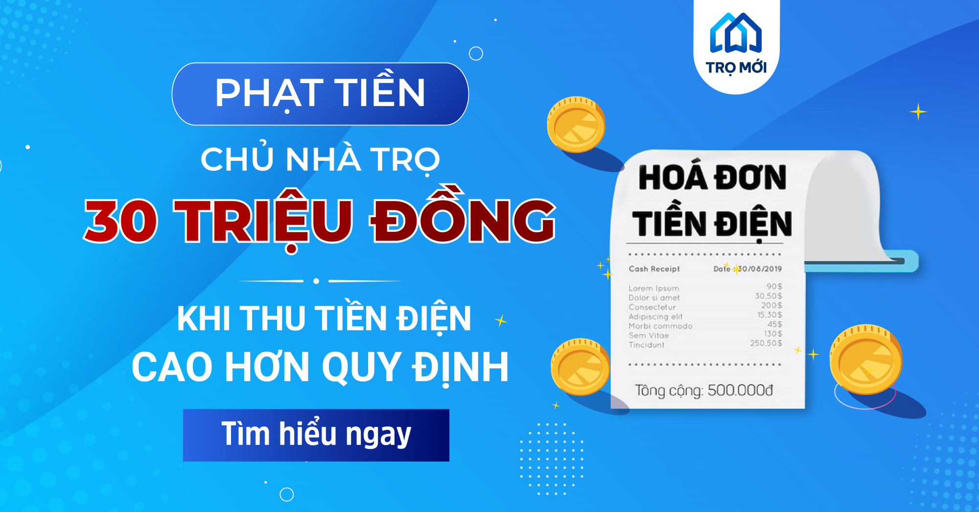 BỊ PHẠT ĐẾN 30 TRIỆU ĐỒNG NẾU CHỦ NHÀ TRỌ CỐ TÌNH THU TIỀN ĐIỆN CAO HƠN QUY ĐỊNH