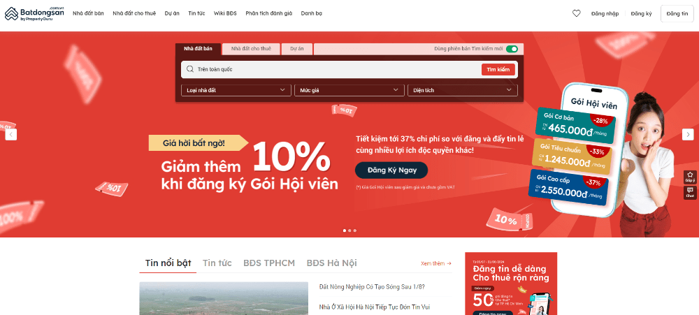 trang web tìm phòng trọ uy tín hà nội