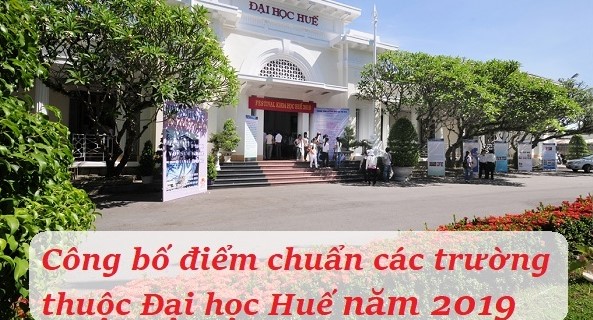 Điểm chuẩn của 11 trường, khoa trực thuộc ĐH Huế năm 2019