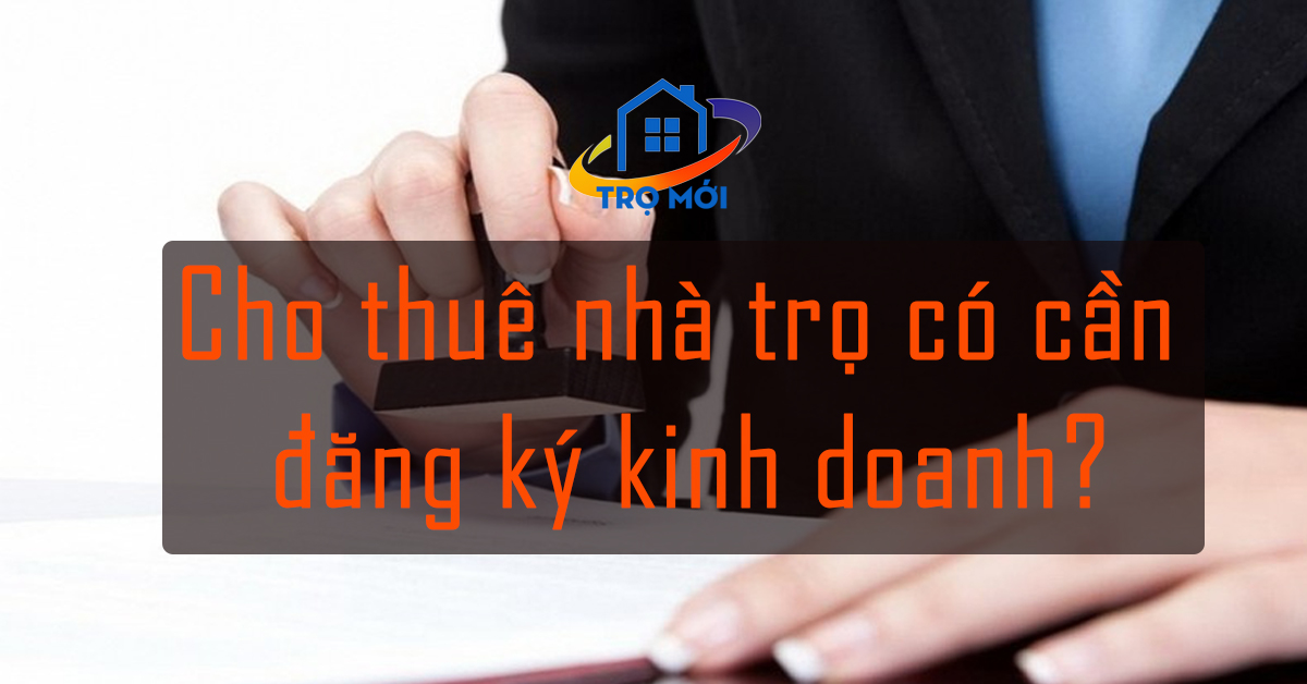 đăng ký kinh doanh thuê nhà trọ