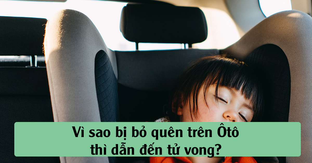 Vì sao bị bỏ quên trên Ôtô thì dẫn đến tử vong? Cần làm gì để phòng tránh?