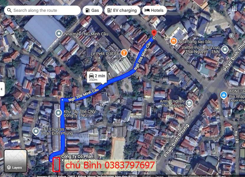 Nhà Trọ Ngõ 206, Minh Cầu, Phan Đình Phùng, Thái Nguyên, Thái Nguyên