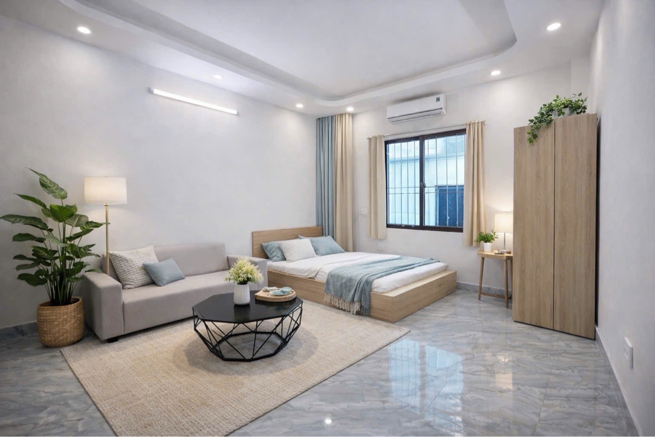 Yên xá hà đông - studio - 3.8tr - full đồ - nhà đẹp -0865627112 