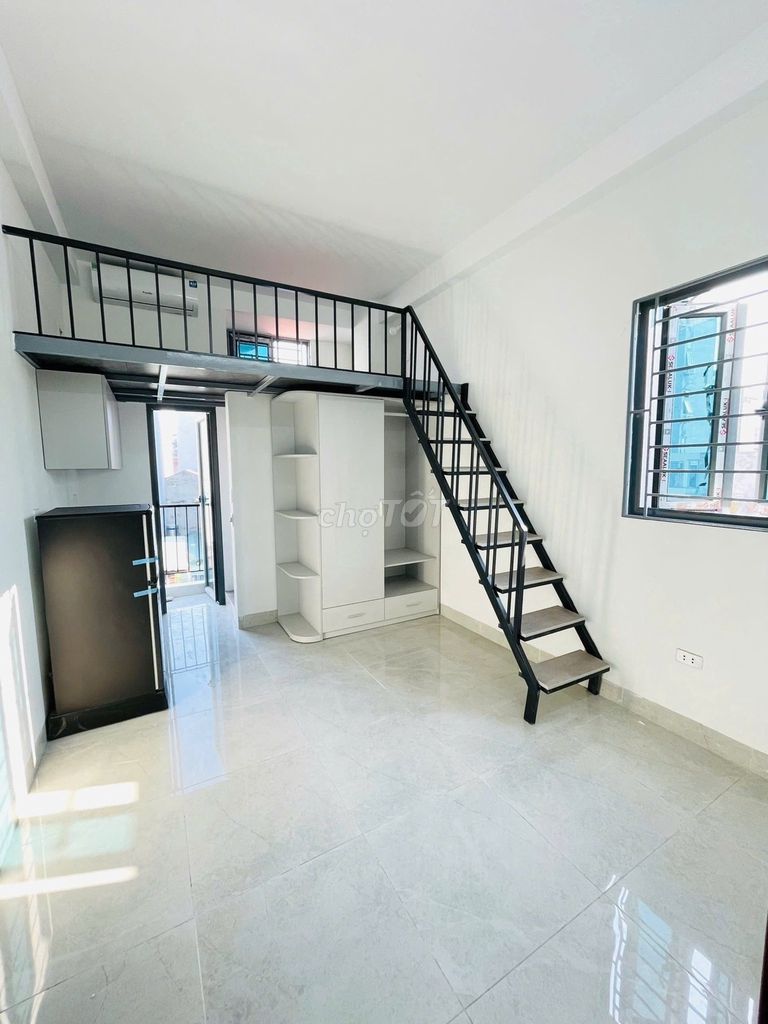 Phòng trọ full nội thất có gác xép tại Khương Đình, Thanh Xuân, Hà Nội