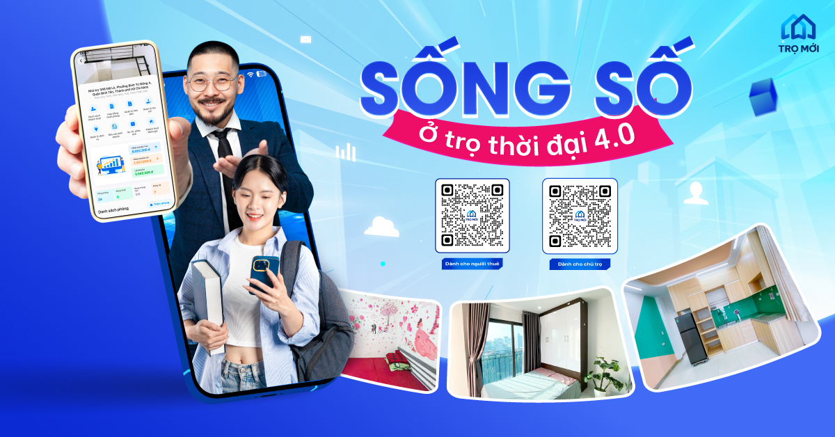 Sống số - Ở trọ thời đại 4.0: Giải pháp tìm - quản lý ở trọ thông minh cho người thuê và chủ trọ
